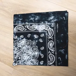 Tie died paisley pure cotton 22*22 inch men pocket square women headband hair scarf buddy bandana