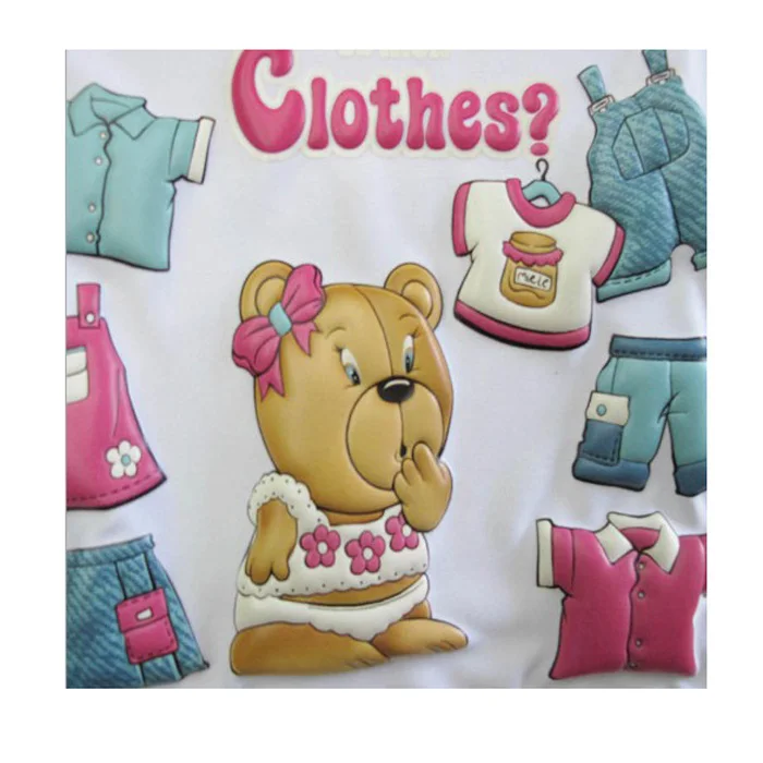 Custom 3D Puff Heat Transfer HTV Print Letter Design Heat Transfer Iron Transfer Cold Peel T Shirt