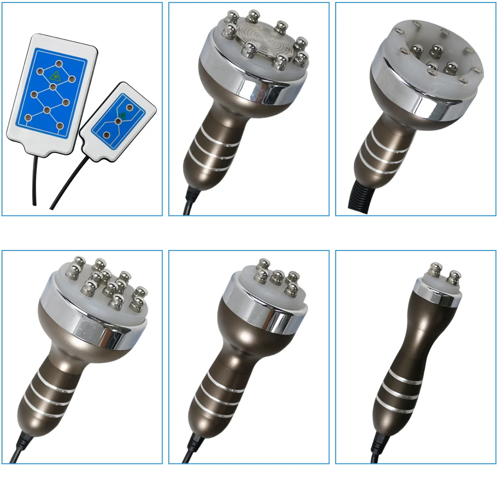  Лучший аппарат для коррекции фигуры Lipo RF вакуумный кавитационный лазер уменьшения жира 40K ультразвуковой радиочастотный похудения