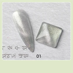 Glitter Spar Silver 5g Magnetic Polished Cat Eye UV Gel Holographic Laser Glitter Varnish Nail Art
