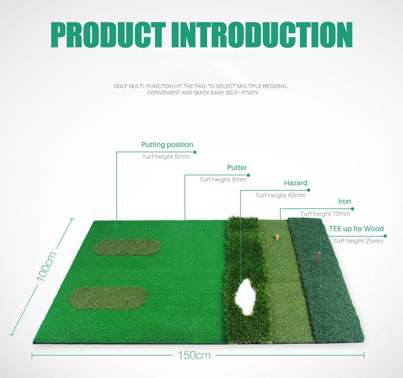 PGM DJD010 4 in 1golf Hitting Mat