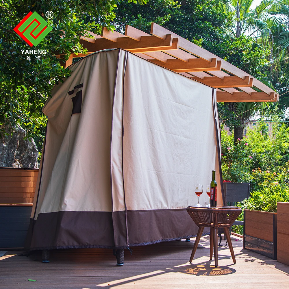 Custom outdoor glider garden cover provide water proof custom design  suppliers hot sale out door furniture cover