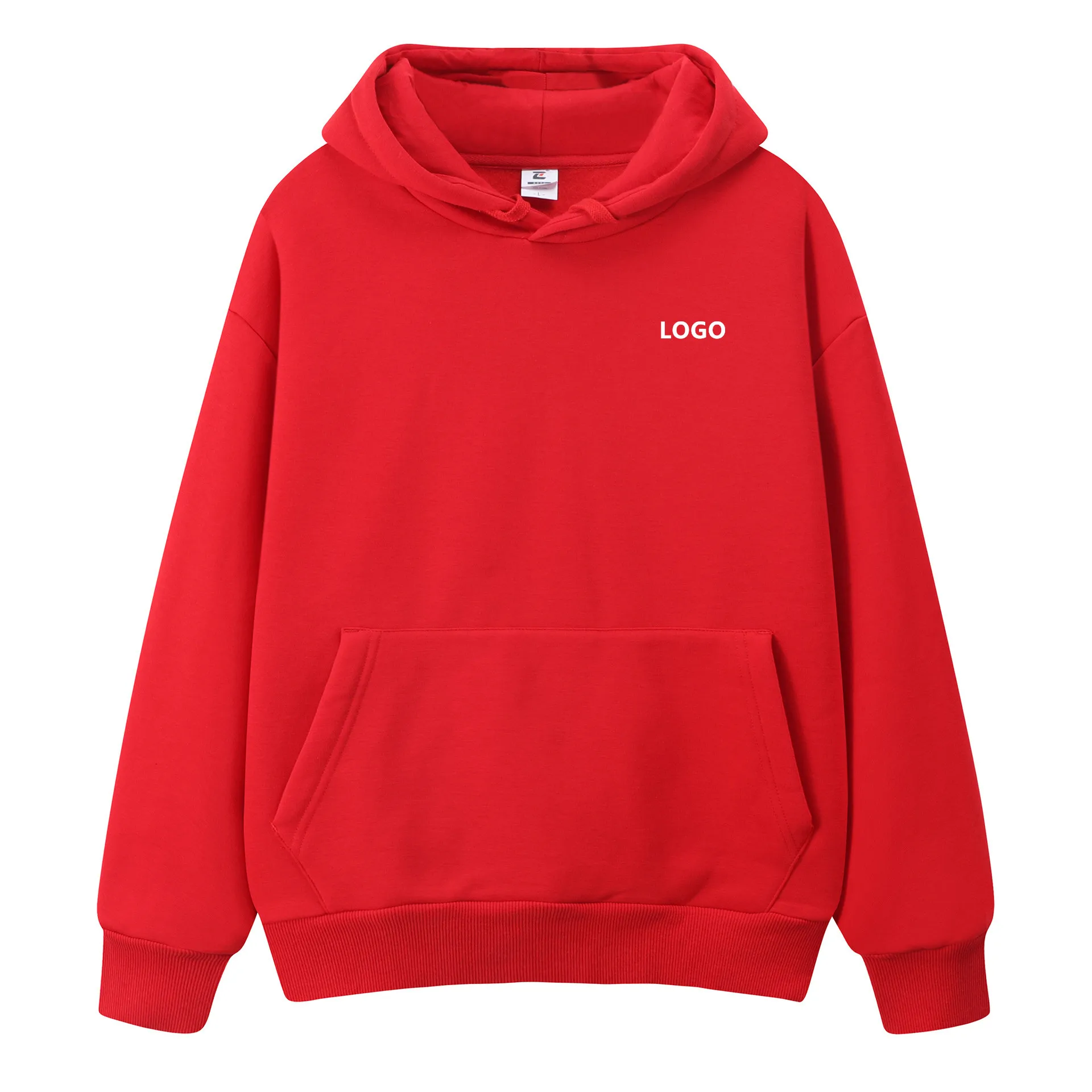 High quality custom embroidery and patch logo unisex hoodies