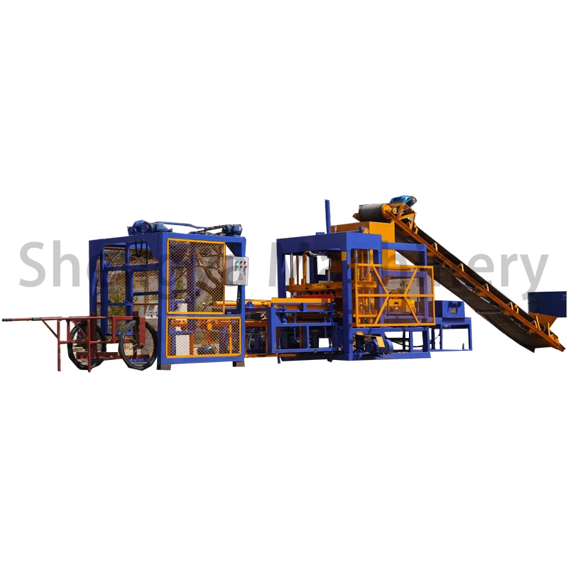 China best quality QT4-15C concrete brick machine fully automatic concrete block making machine brick moulding machinery prices