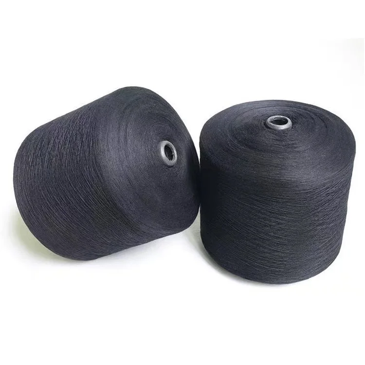 High Quality Recycled Comfortable Breathable Rayon 2/18S 2/28NE Polyester Viscose Blended Yarn For Knitting