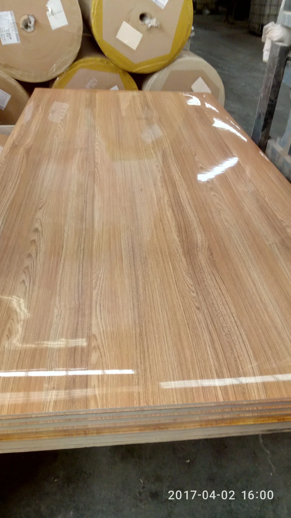 1220*2440*0.5mm white glossy HPL  glossy formica