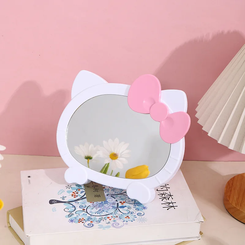 Manufacturer Luxury Vanity Special Gorgeous Shaped Cartoon Cute Home Bow Girl Heart Table Makeup Mirror