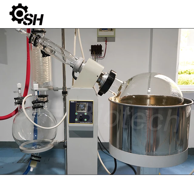 20L Vacuum rotary evaporator wiped film evaporator oil distiller