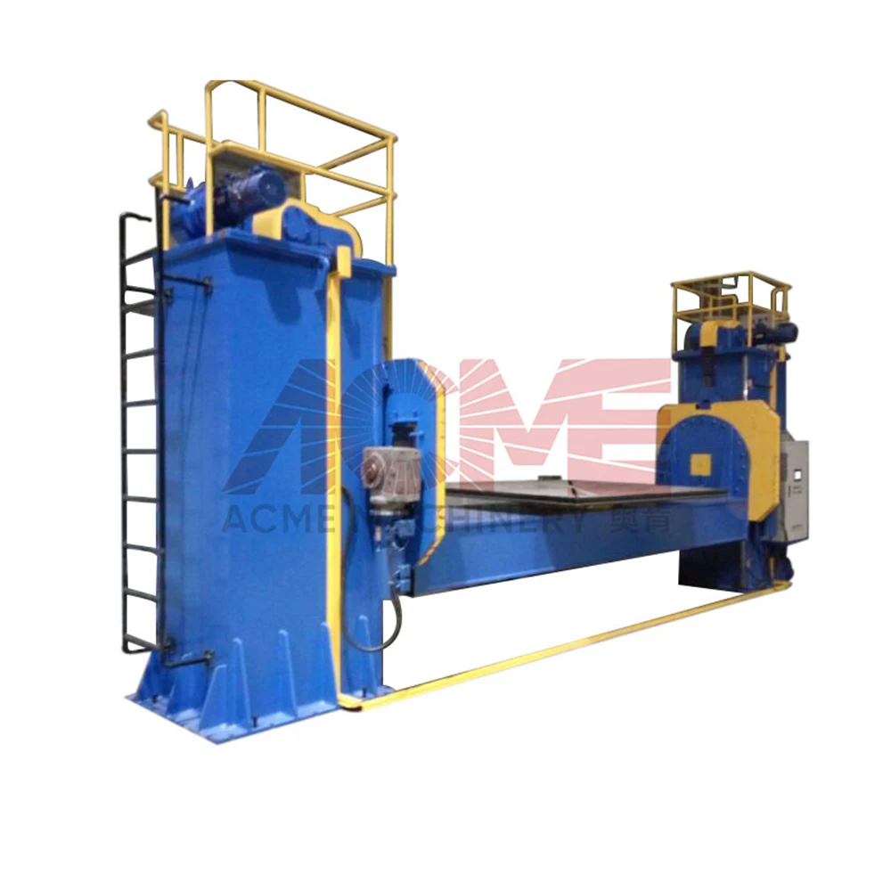 Lifting And Moving Auto Rotating Dual Column Welding Positioner