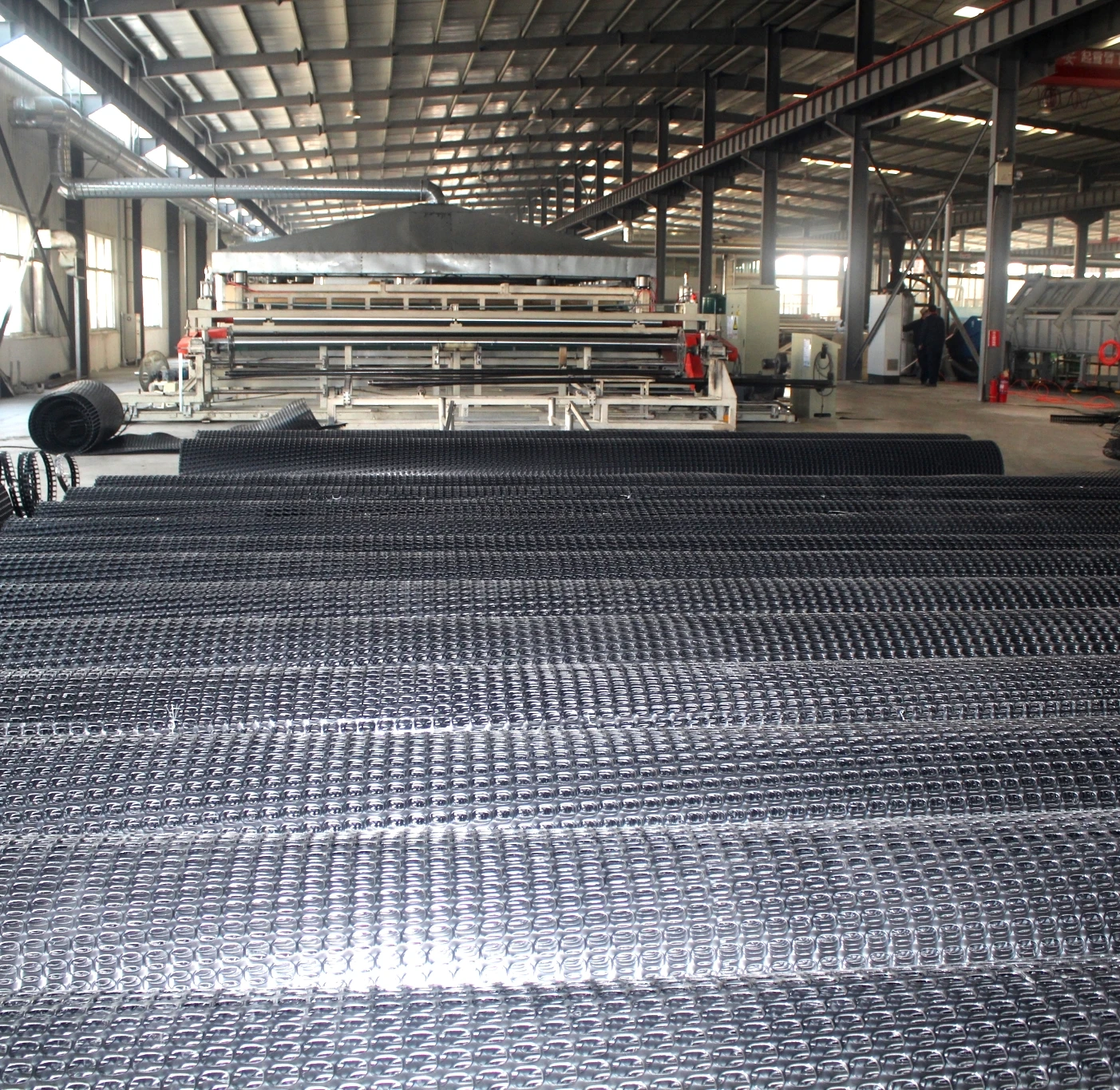 mine grid pp biaxial mining grid geogrid coal mining grid