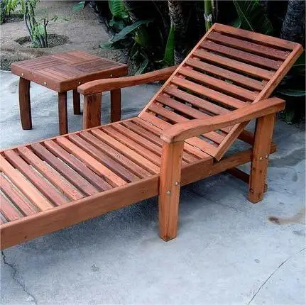 Outdoor Portable Wholesale Wood Garden Nylon Fabric Adjustable Sea Umbrella sun Lounger Beach bed