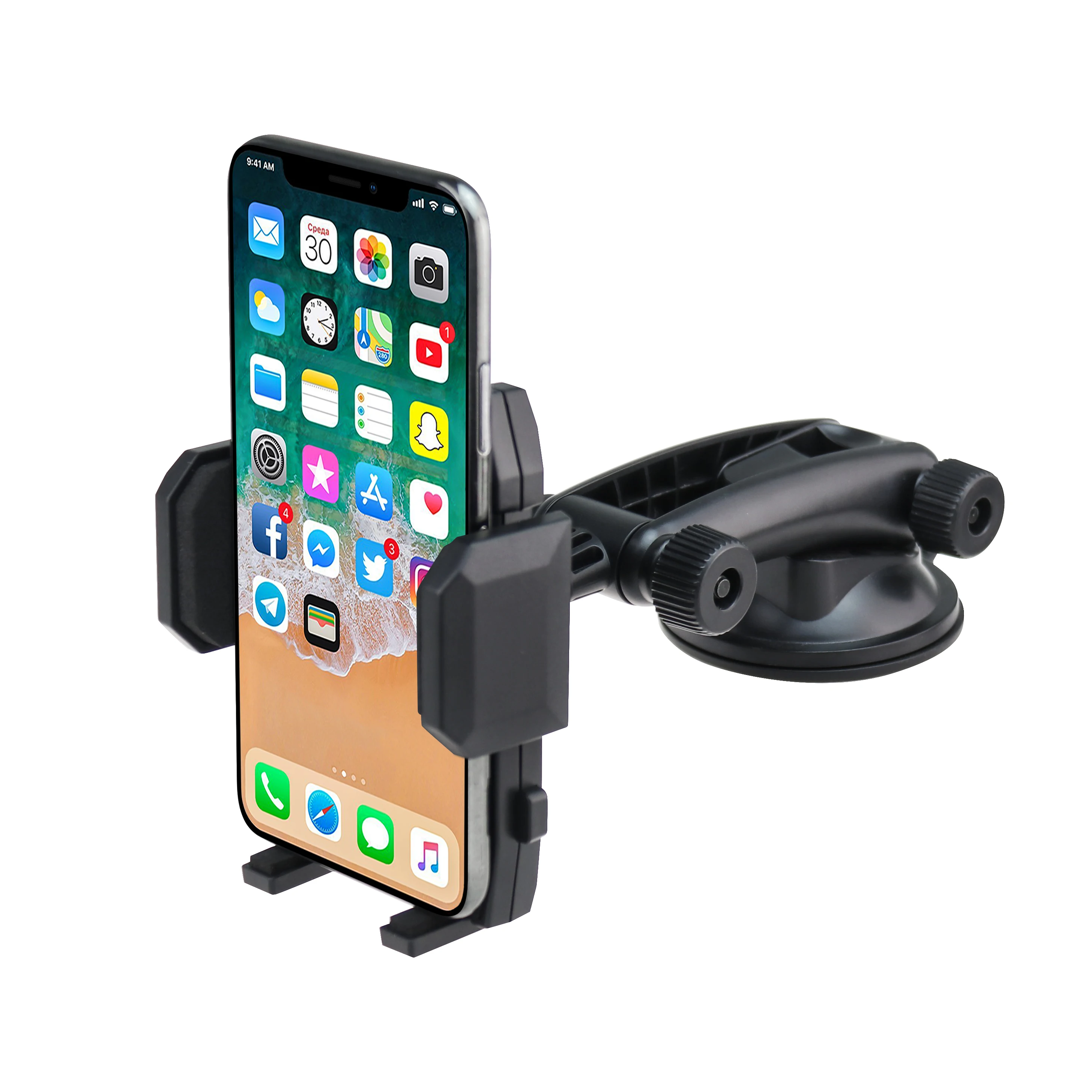 2019 New Popular Super Suction Dashboard Windshield Cell Phone Holder For Car 360 Degree Mobile Phone Car Mount