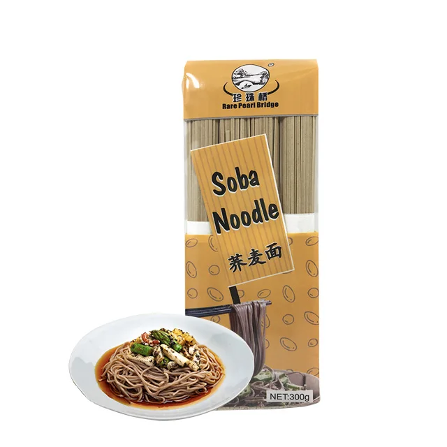 Chinese  Dry Buckwheat Gluten Free Organic wholesale bulk frozen soba noodle