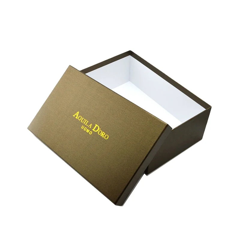 Hot sale pack sneaker shoe paper box custom soy ink Doc Marten high heel shirt game console store carton package box with logo