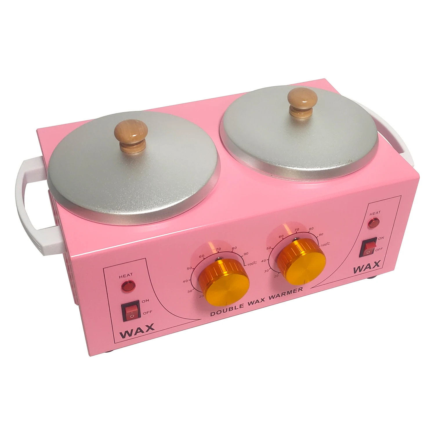 Wholesale private label good quality large single pink paraffin depilatory wax warmer pot heater for hair removal