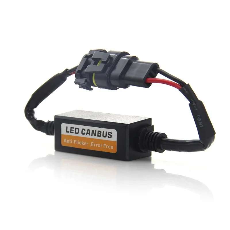 QIDEWIN H1 H4 H7 H11 9005 9006 H9 H8 Car Load Resistor Error Canceller LED Decoder Canbus Free Wiring Canceller Decoder Light