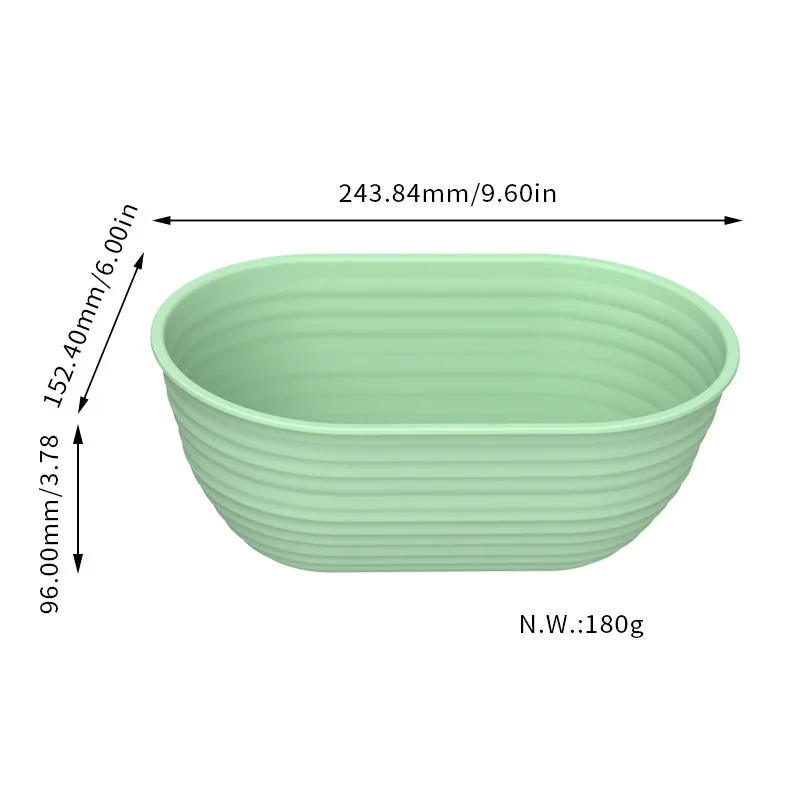 Best Price foldable silicone bread fermentation basket Yeast bread baking bowl Yeast baking bread proofing baskets