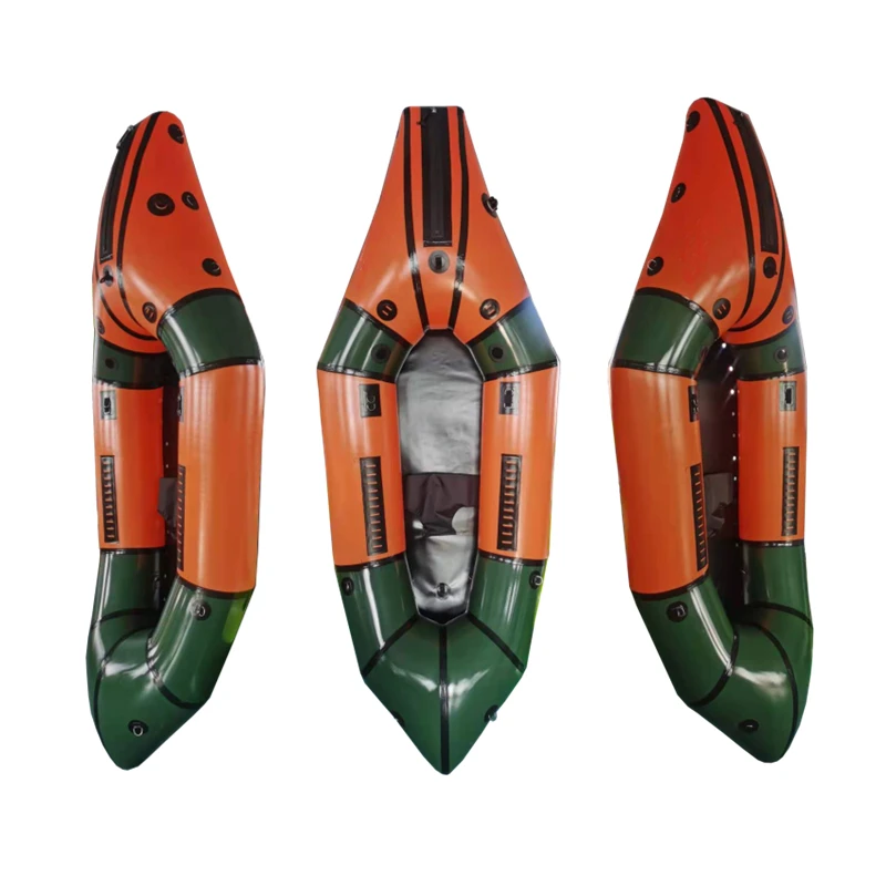 White water racing entertainment 1 person packraft kayak paddle packraft packraft