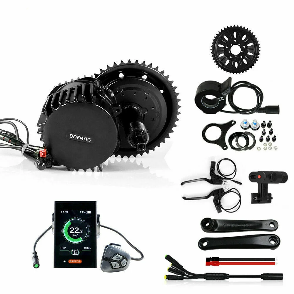 EU Duty Free Bafang BBSHD BBS03 48V/52V 1000W Mid-Drive Motor E-Bike Conversion kit for electric bicycle
