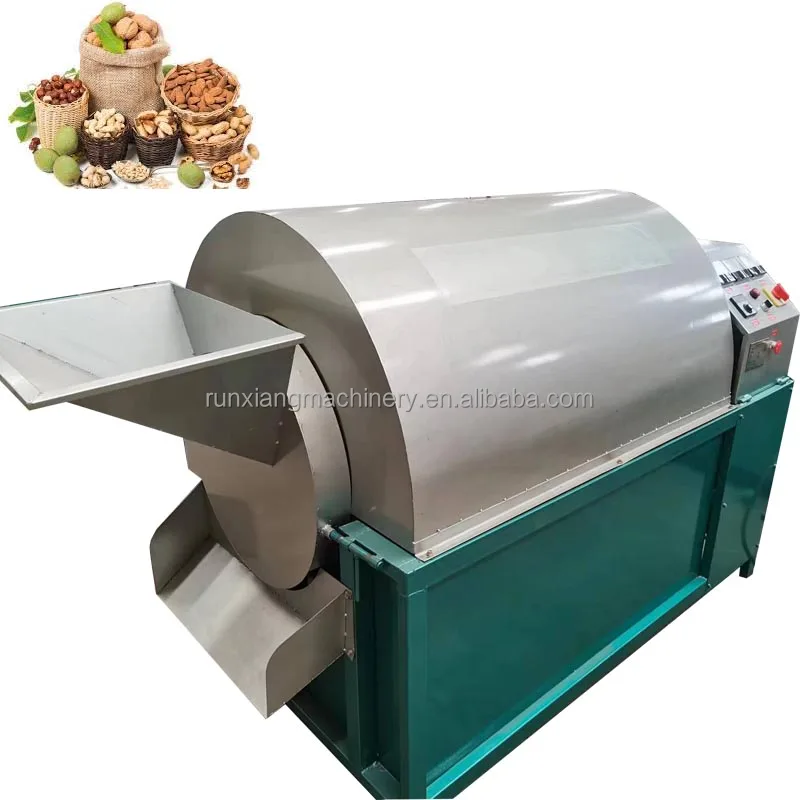 Stainless Steel Small Roasting Machine Drum Type Grains And Peppers Large Roasting Machine