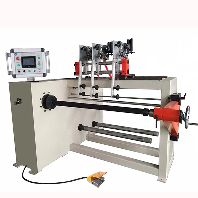 Servo Motor Driven Three Wire Guide Wire Coil Winder Transformer Coil Winding Machine