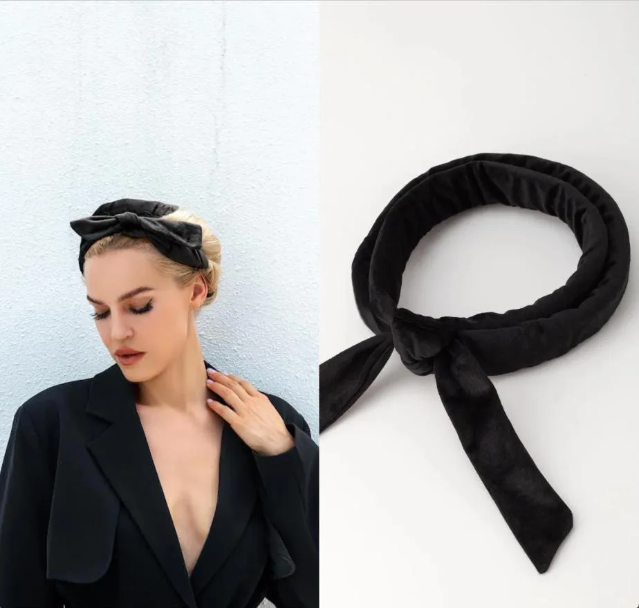 Factory OEM Satin Heatless Curler Rod Scrunchies Hair Roller Curling Headband For Long Hair Women