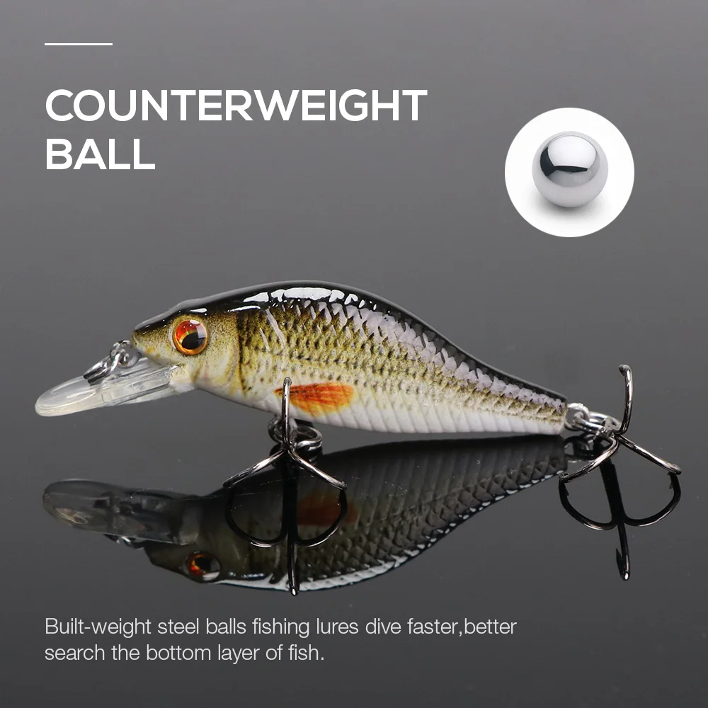bulk carp fishing tackle wholesale artificial swim bait square bill small crankbaits deep diving hard lure minnow