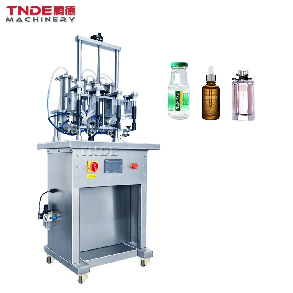 TNDE Full Automatic Beverage Production Line Perfume Juice Bottling Filling Machine