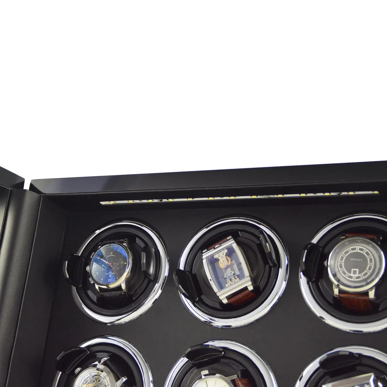 GC03-L85ZB-L-AR 6 slots LCD Touch Screen premium watch winder Quiet Japanese Mabuchi Motor Watch Winders for Men and Women