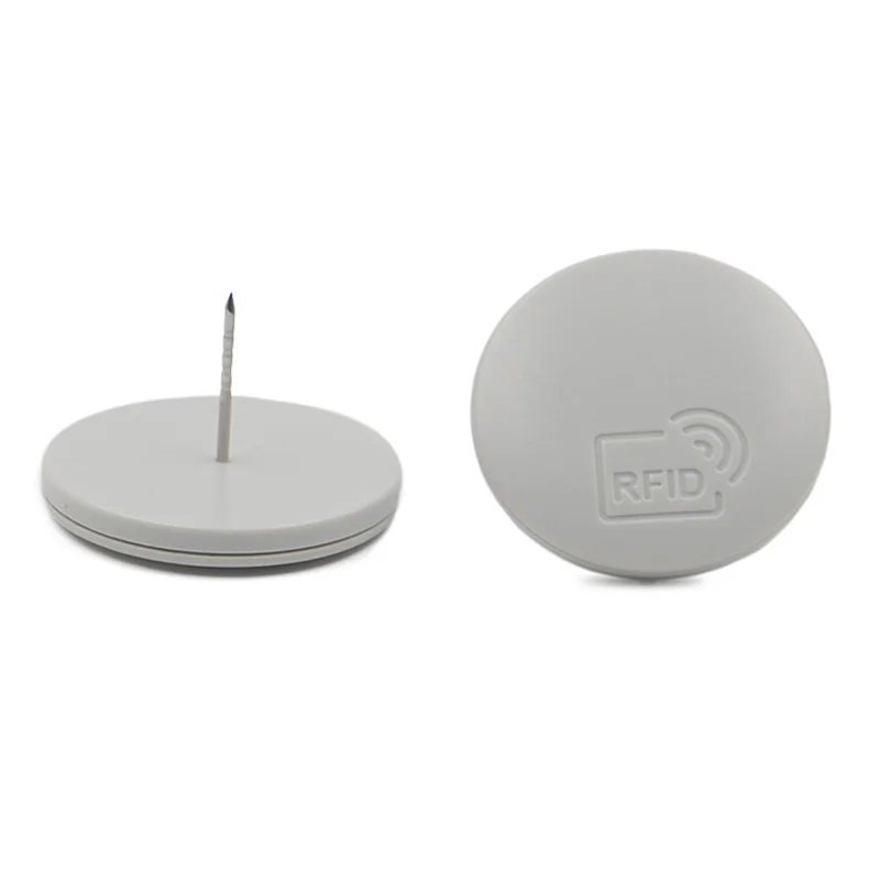 RFID UHF PIN anti-theft pin tag EAS RF 860-960MHz square hard tag for clothing retail management