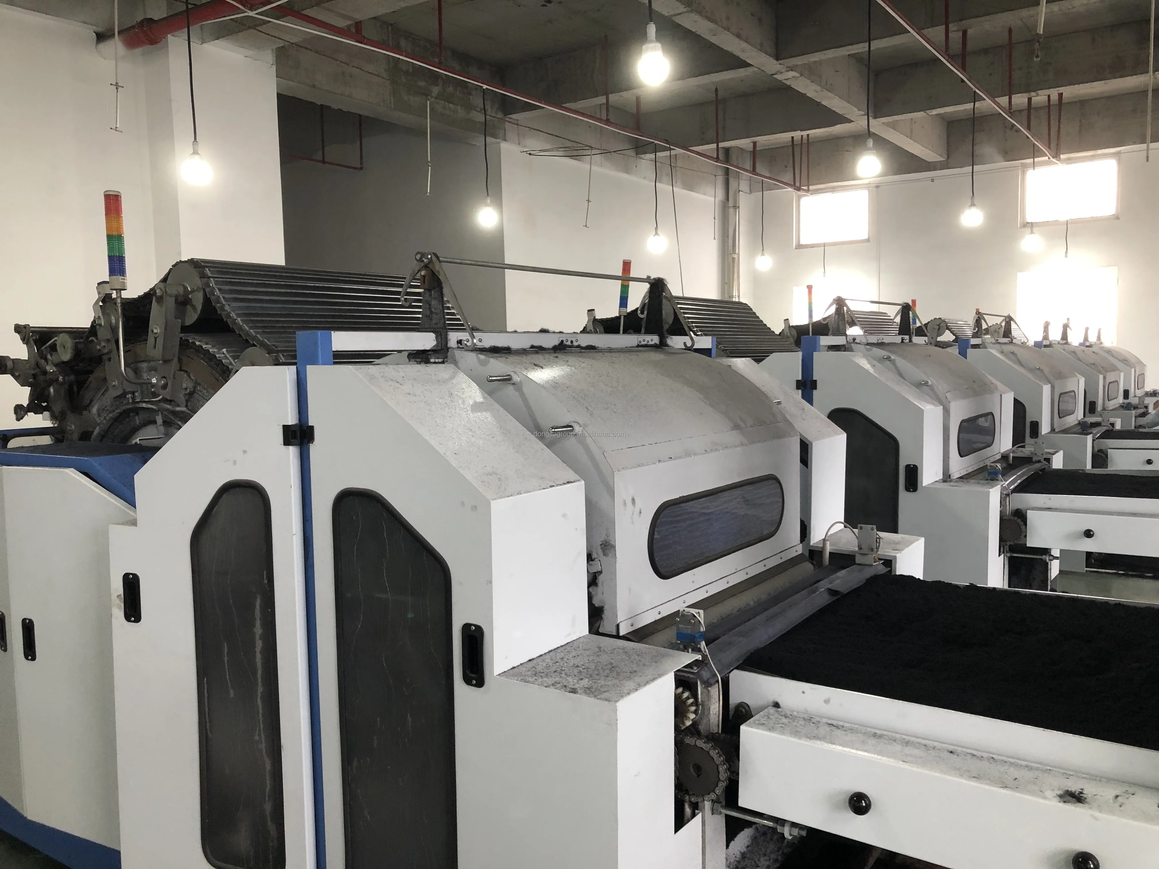 New Promotion Hot Style Wool Spinning Factory 11.55Kw Carding Machine For Wool Natural Fiber Polyester Cashmere Cotton Hemp