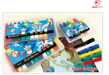 Washable Quick Dry 6 Colors Watercolor Pastel Nontoxic Colorful Stick Crayon Kiddy Crayon Markers Office Students
