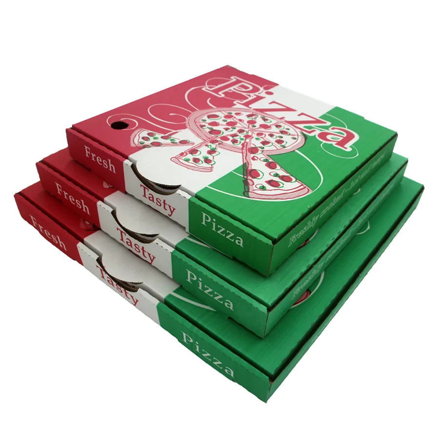 Custom printed pizza boxes with logo food grade box pizza