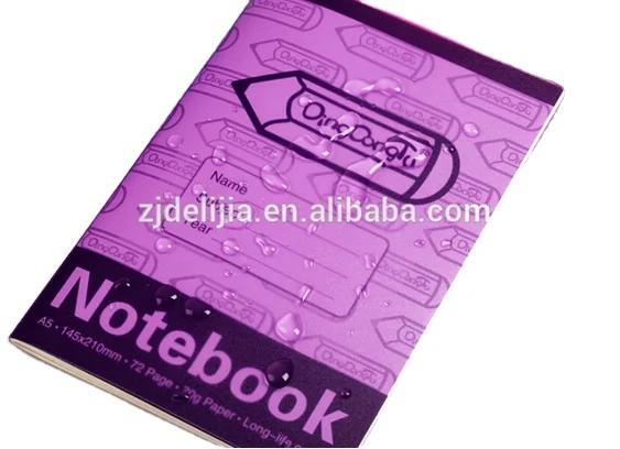 Высококачественная полипропиленовая Обложка для учеников школы, письма, дешевая ученическая записная книжка