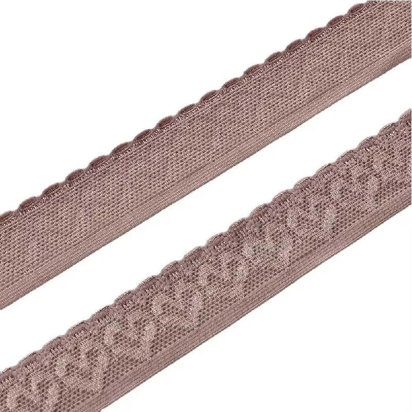 Customized Luxury Stretch Elastic Band with Toothed Edge Crochet Jacquard Plain Mesh Lace Decorative Lace Clothing Accessories