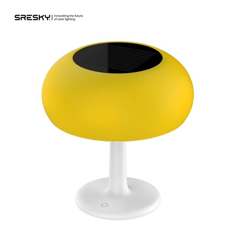 solar led desk lamp solar lights 500lm Cute design with touch panel Switch indoor use