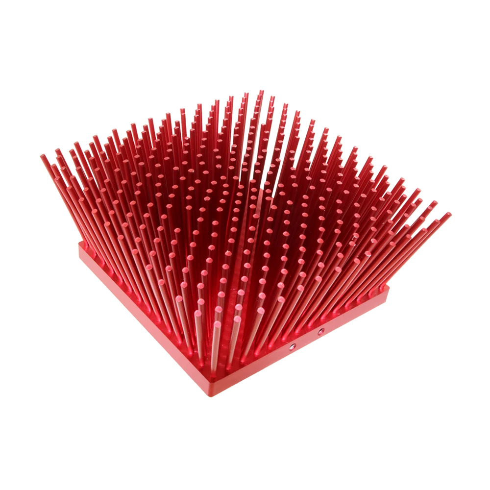 Чипсет Disipador Aluminio светодиодный Cob 3590 теплоотвод предварительно Просверленный Cxb3590/clu058/vero29 алюминиевый красный квадрат IP65 14000
