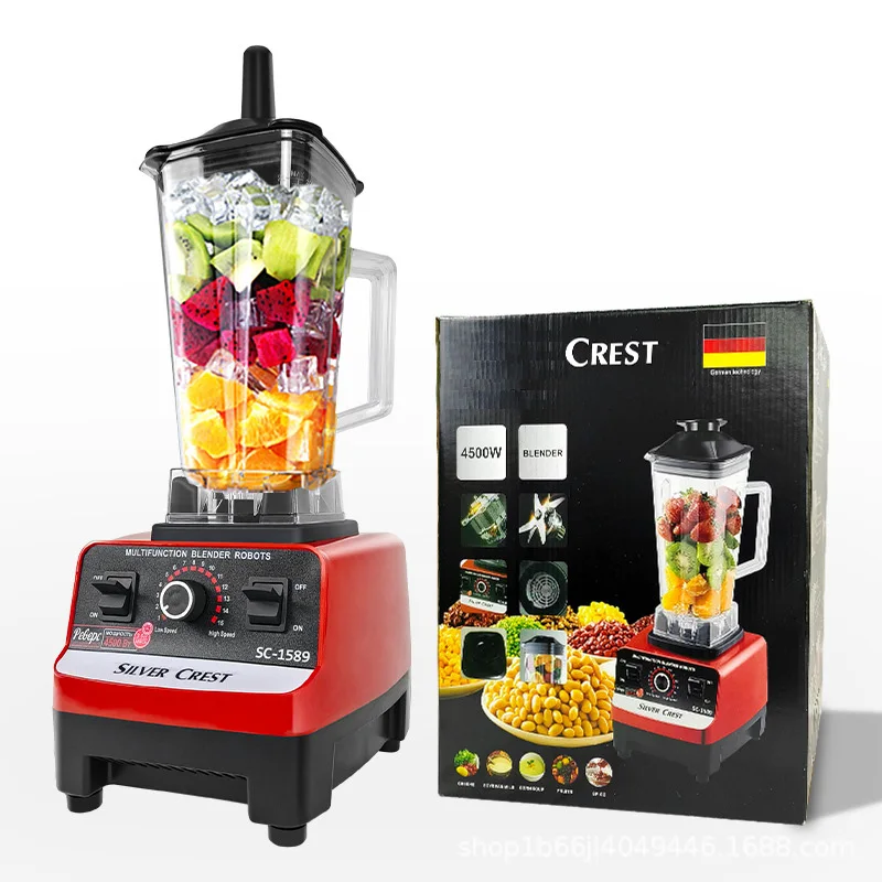 European Plug Multifunctional Portable Smart Blender Heavy-Duty Commercial Kitchen Appliance for Smoothies and Juice