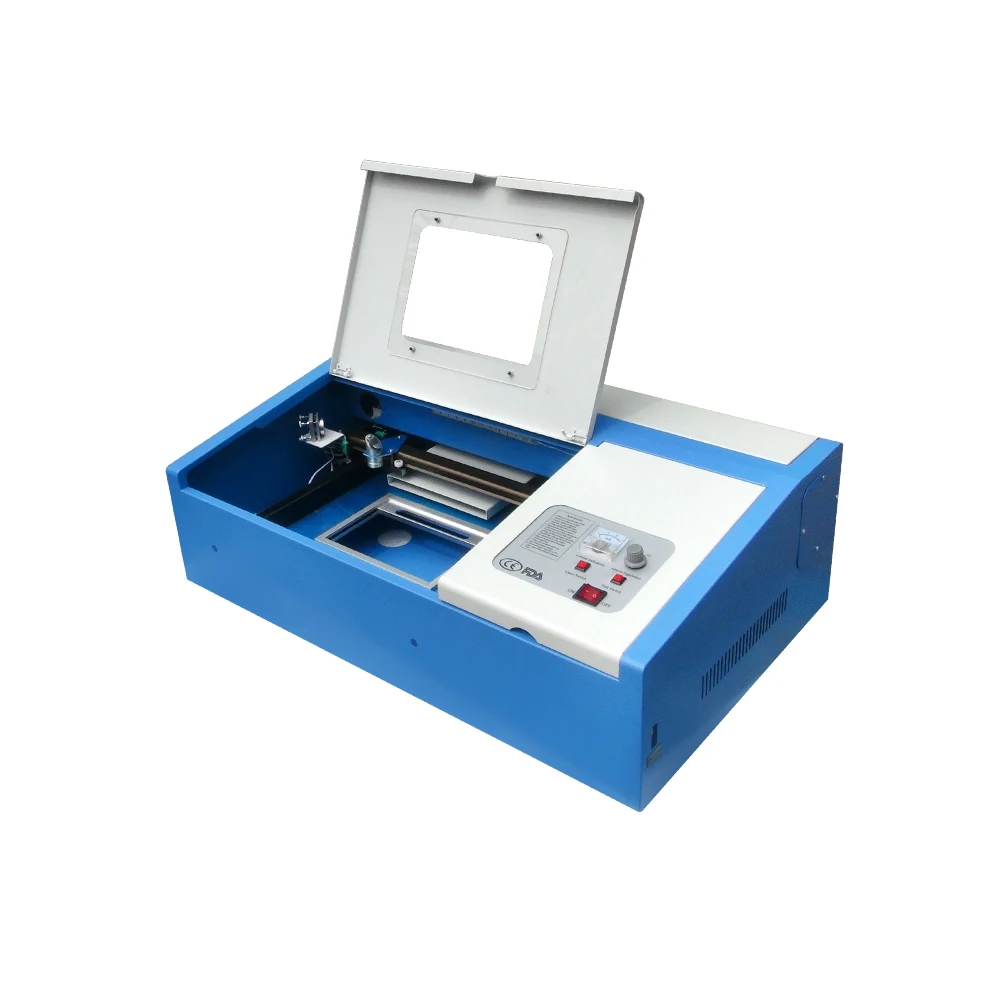 shenhui mini laser stamp engraving machine k40 for rubber plastic wood