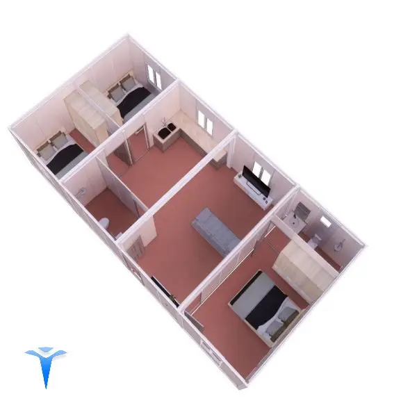 Cheap Pre Fab Container Modular Prefabricated House