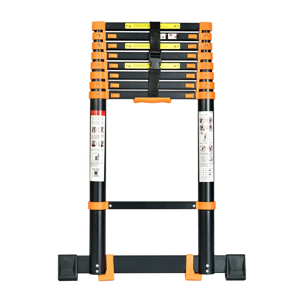 Hot Selling Telescopic Ladder Telescopic Loft Ladder Aluminum Extendable Bamboo Ladders Widen Steps escada telescopic