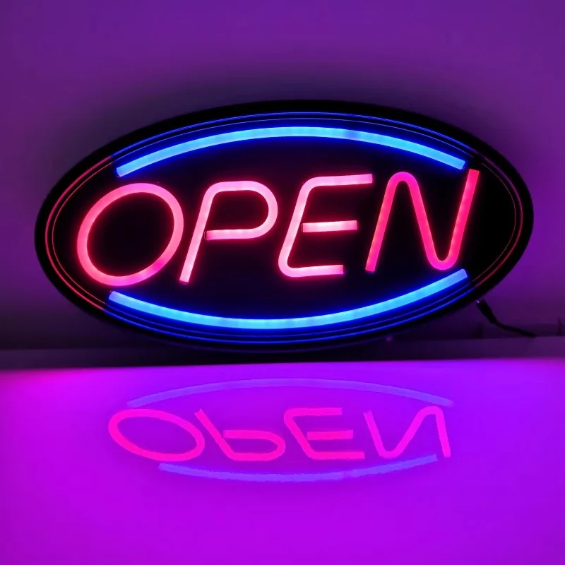 Customized LED Neon Sign Open neon light box luminous characters