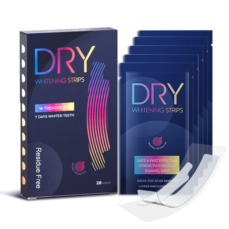 Bright teeth whitening strips Professional Daily Use For Remove Teeth Stains Teeth Whitening Strips Private Label