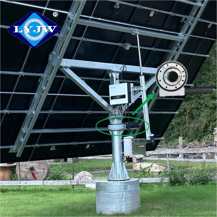 Luoyang JW Waterproof IP65 IP66 SE7 Slewing Drive Worm Drive Solar Tracker Enclosed Dual Axis Motor For Solar Panel