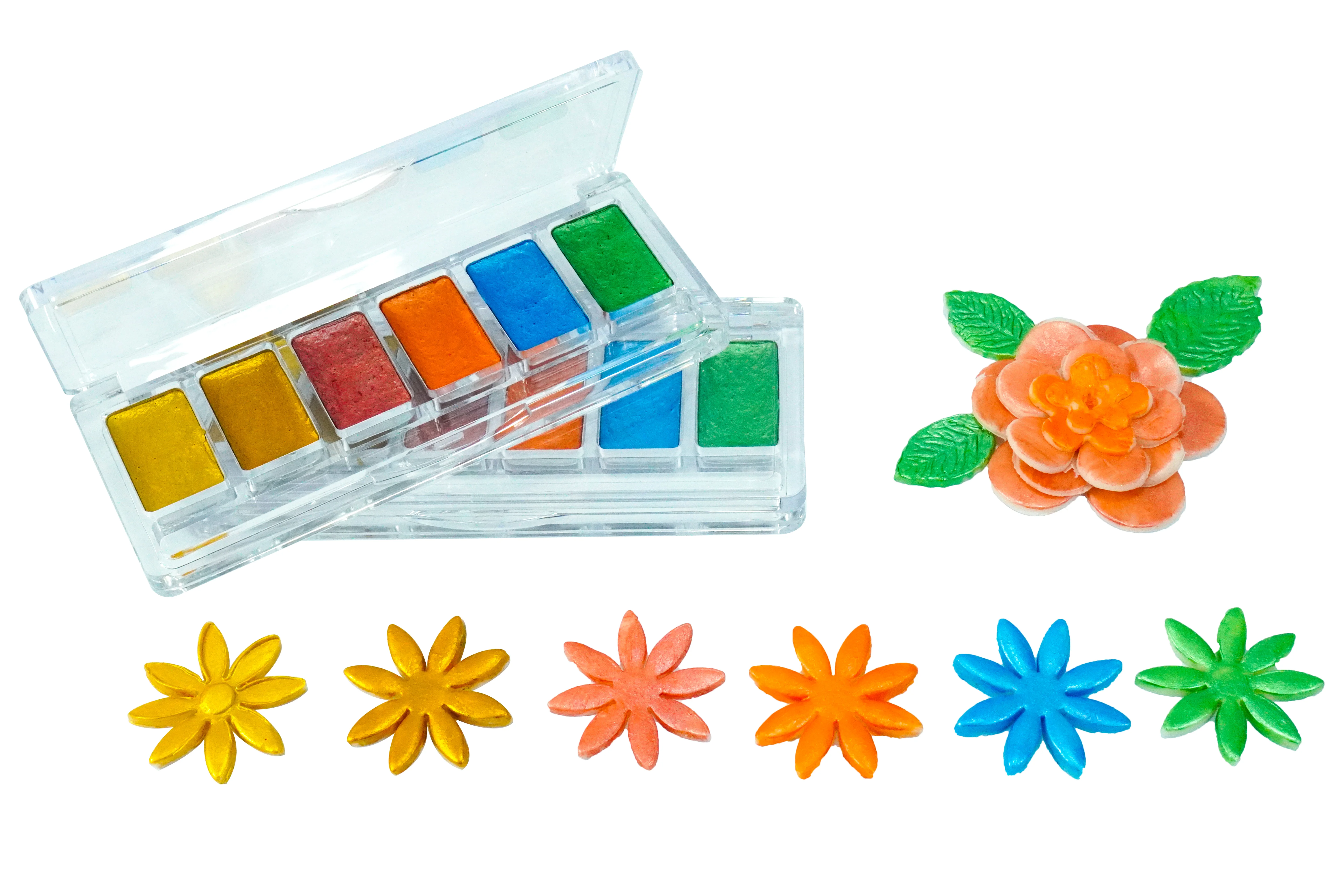 2024 New Design Food Coloring Edible Paint Palette For Dessert Cake Decoration