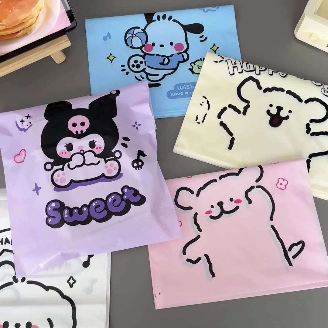 loving cute pet plastic poly mailing shopping mailer bag with pet dog design mailer bag