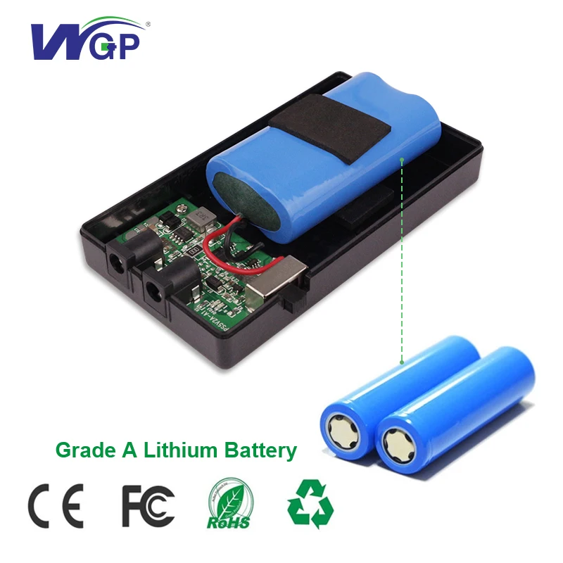 WGP 13-летний производитель 22.2wh литиевая батарея 5V 2A мини-UPS Резервное копирование для модема CCTV камера WiFi роутер