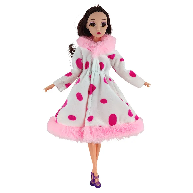 Good Quality  30cm Bab Doll Winter Coat  Sweet Babbi DollS Sweater Clothes Clothing Girl Accessories