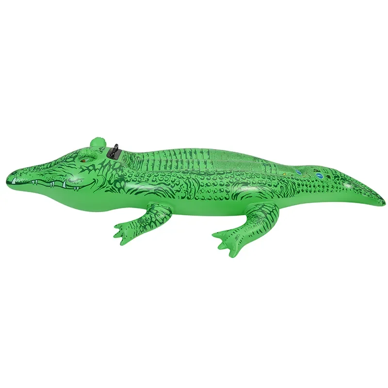 Kids animal toy inflatable crocodile ride on pool float