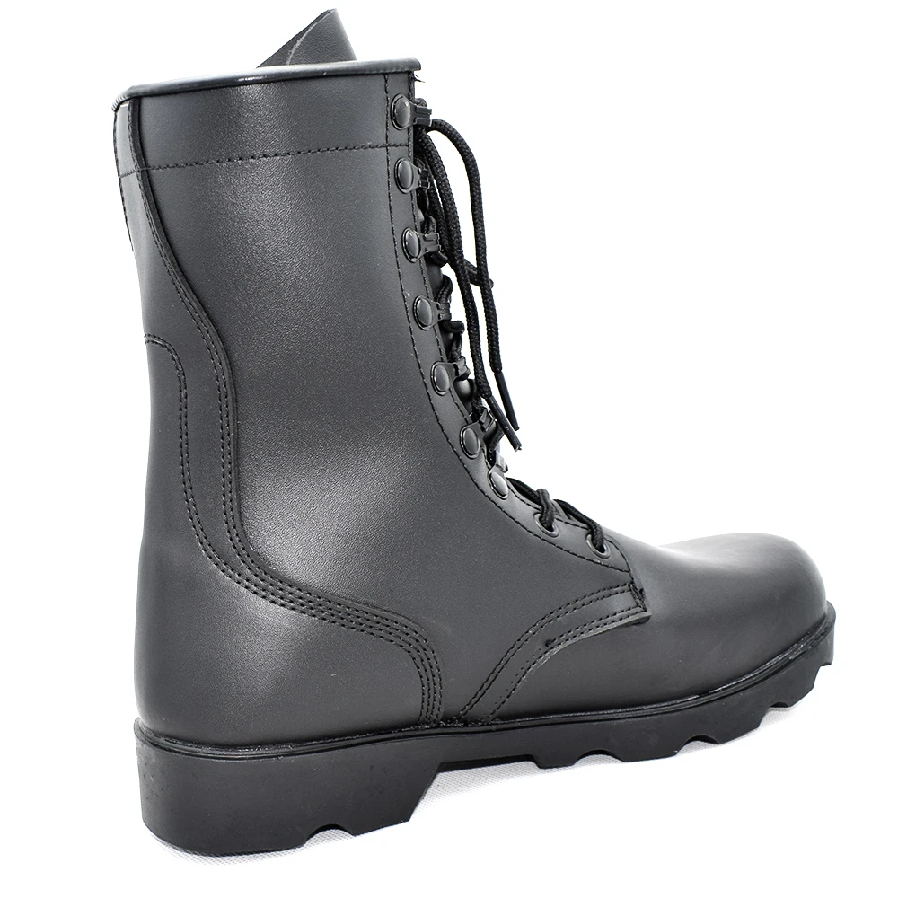 hot sale hard-working tactical research waterproof Leather boots
